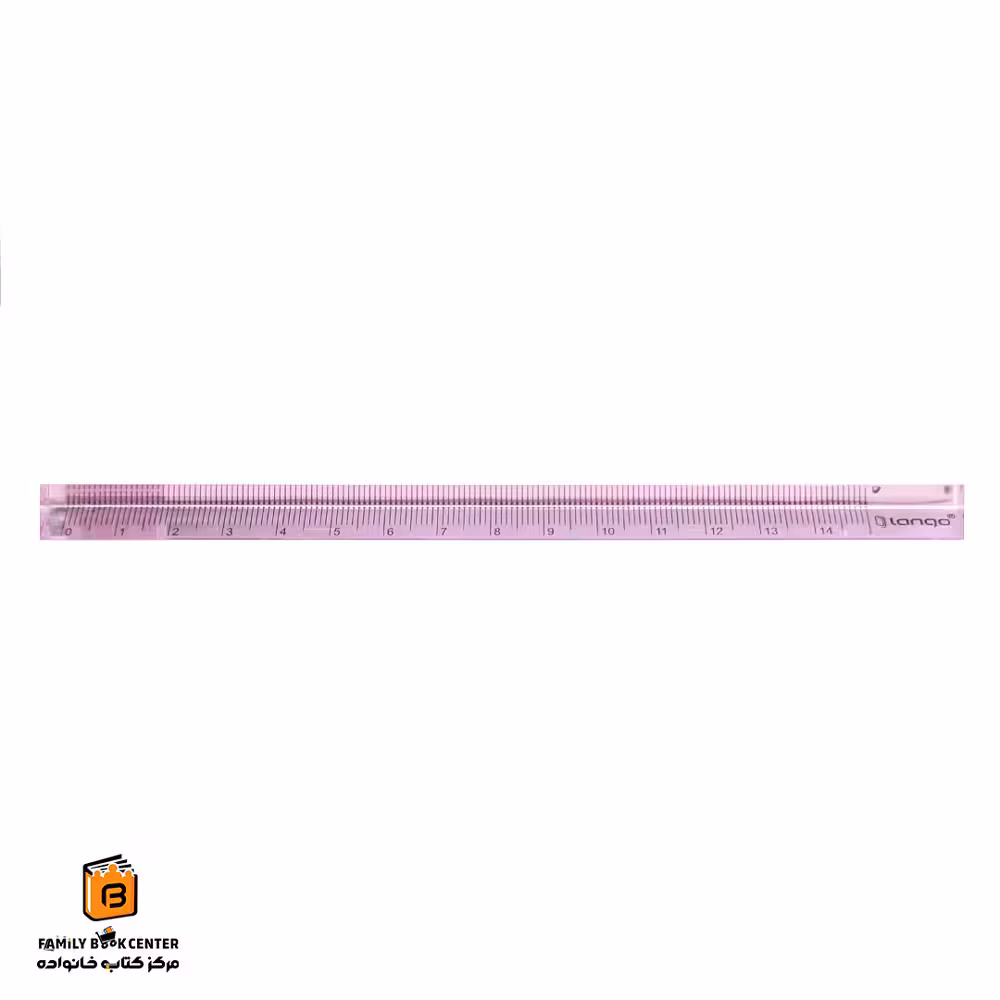 خط کش 15 سانتی متر هرمی صورتی لانگو (Lango)