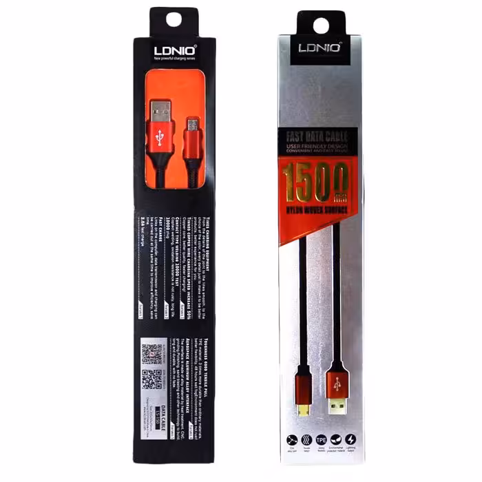 کابل 1.5 متری اندروید الدینیو مدل Ldnio LS-150