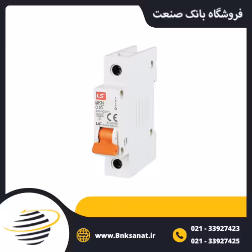 کلید مینیاتوری تک پل 6 آمپر LS کره مدل BKN 1P C6A