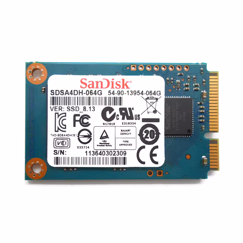 اس اس دی MSata سن دیسک 64 گیگ مدل SDSA4DH-064G