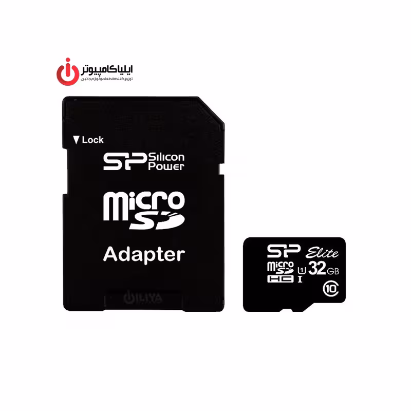 کارت حافظه‌ میکرو اس دی سیلیکون پاور Elite کلاس 10 استاندارد U1 ظرفیت 32 گیگابایت همراه با آداپتور SD