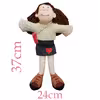 عروسک طرح دختر مدل Rag Doll کد 676 ارتفاع 37 سانتی متر