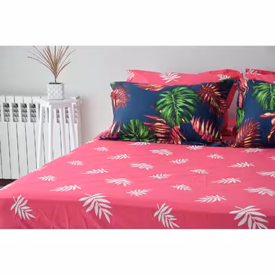 سرویس ملحفه بومرنگ مدل Hawaii-A2P یکنفره 4 تکه