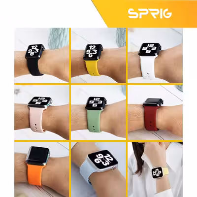 بند اسپریگ مدل SGK-22SP مناسب برای ساعت هوشمند شیائومی Kieslect Kr / Kr Pro