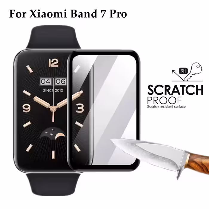محافظ صفحه نمایش لاین مدل RT007 مناسب برای ساعت هوشمند شیایومی Mi Band 7 Pro بسته سه عددی
