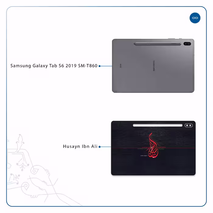 برچسب پوششی ماهوت مدل Husayn-Ibn-Ali مناسب برای تبلت سامسونگ Galaxy Tab S6 2019 SM-T860