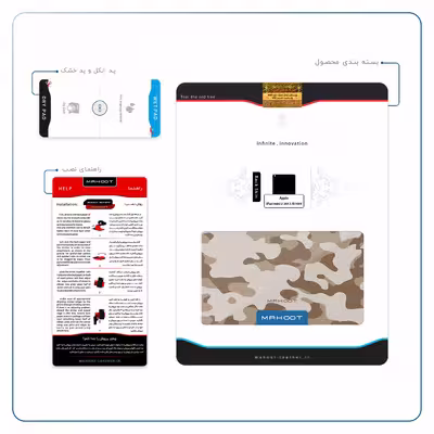 برچسب پوششی ماهوت مدل Army-Desert مناسب برای تبلت اپل iPad mini 2 2013 A1489