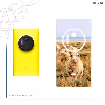 برچسب پوششی ماهوت مدل Sheep مناسب برای گوشی موبایل نوکیا Lumia 1020