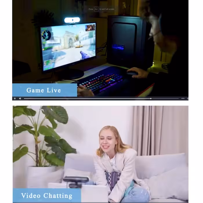 وب کم تیک نت مدل Conferencing with 3-Level Brightness