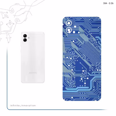 برچسب پوششی ماهوت مدل Blue_Printed_Circuit_Board مناسب برای گوشی موبایل سامسونگ Galaxy A04