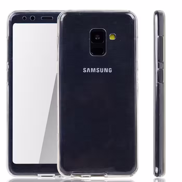 کاور مدل Clear TPU مناسب برای گوشی موبایل سامسونگ Galaxy A8 Plus 2018