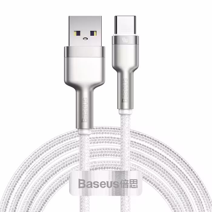 کابل تبدیل USB به USB-C باسئوس مدل METAL DATA طول 2 متر