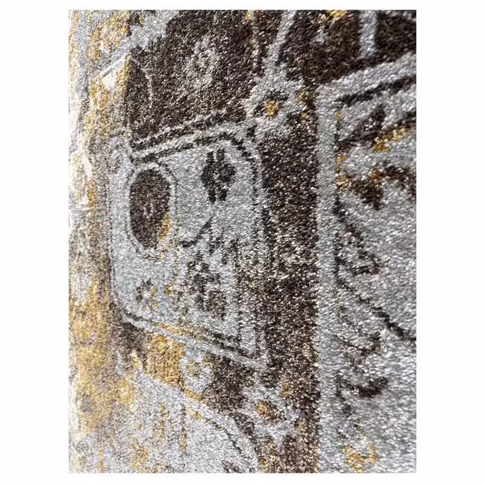 فرش ماشینی ساوین کد 4116 زمینه نقره ای