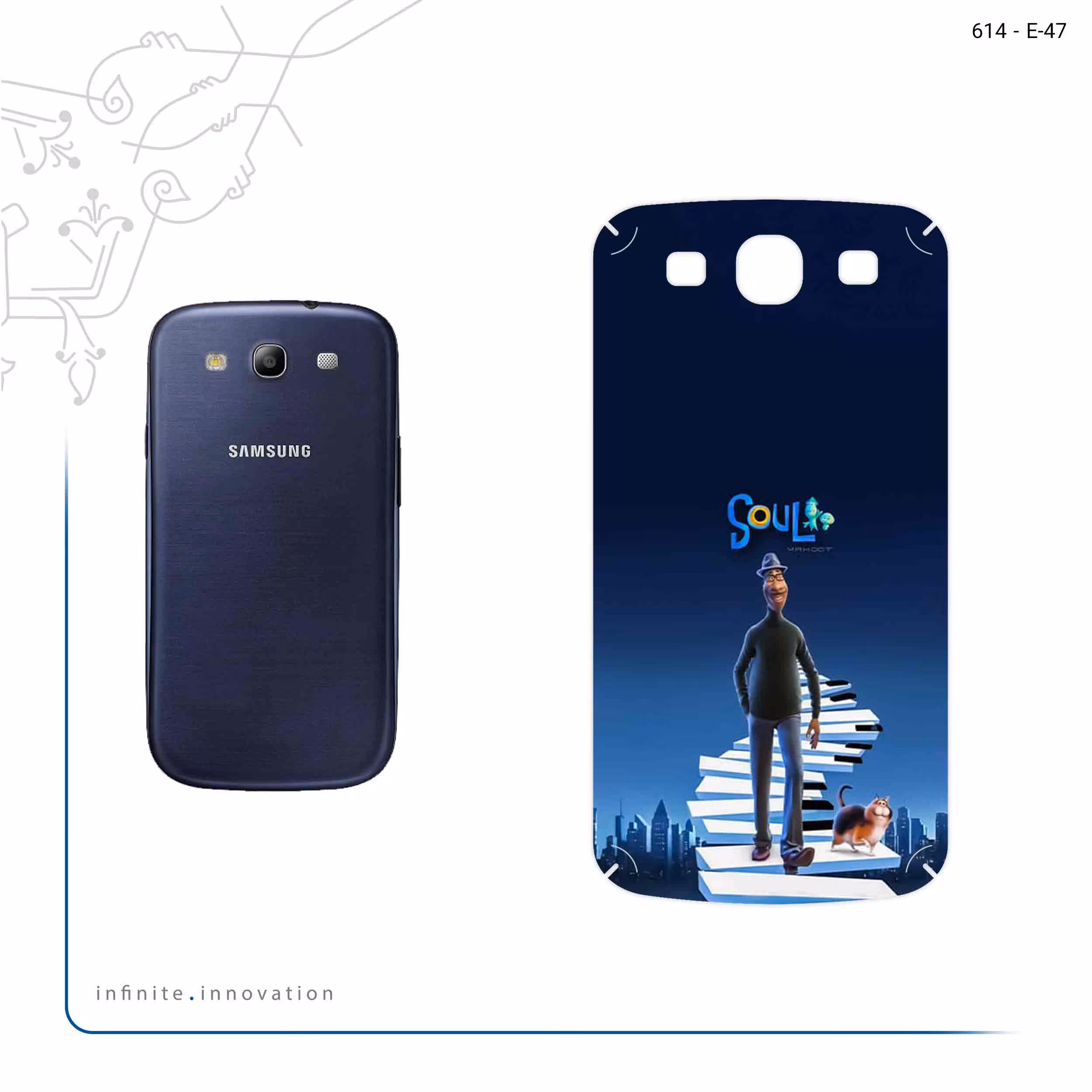 برچسب پوششی ماهوت مدل soul مناسب برای گوشی موبایل سامسونگ Galaxy S3 Neo