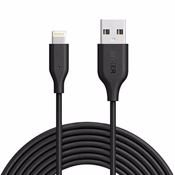 کابل تبدیل USB به لایتنینگ انکر مدل Anker PowerLine A8812 طول 0.90 متر