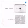 برچسب پوششی ماهوت مدل Silver-Wildflower مناسب برای تبلت اپل iPad 2 2011 A1396