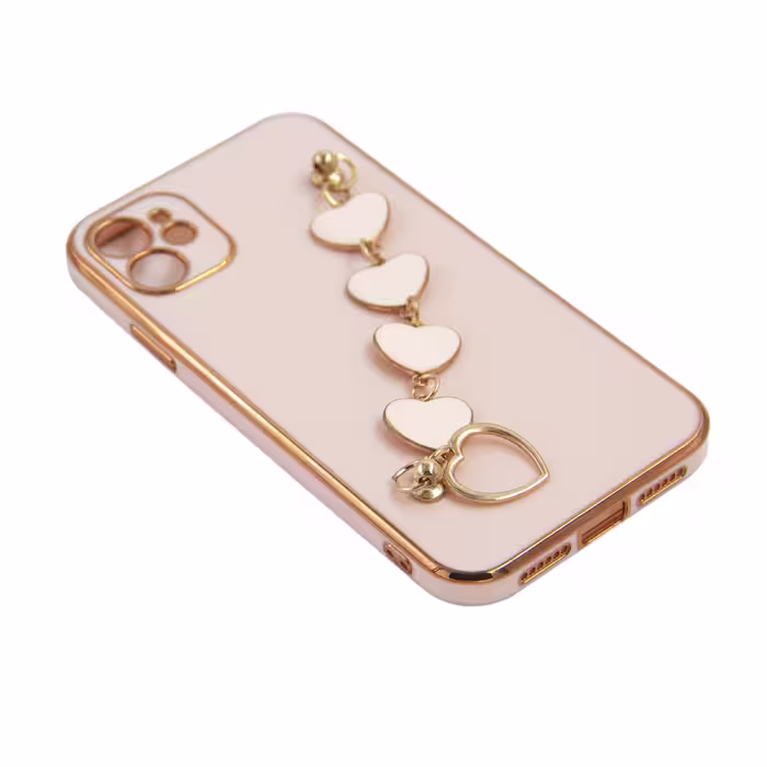 کاور مدل زنجیری طرح قلب مناسب برای گوشی موبایل اپل IPHONE11
