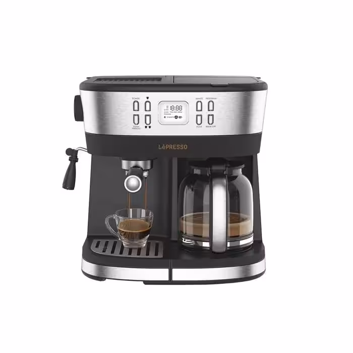 قهوه ساز و اسپرسوساز لپرسو مدل LEPRESSO DUAL BREW LPCFFM0002