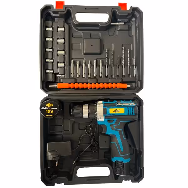 پیچ گوشتی شارژی جاب مدل JSB-18 Li-YE مجموعه 29 عددی