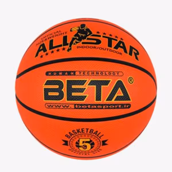 توپ بسکتبال لاستیکی نمره 5 آلستار