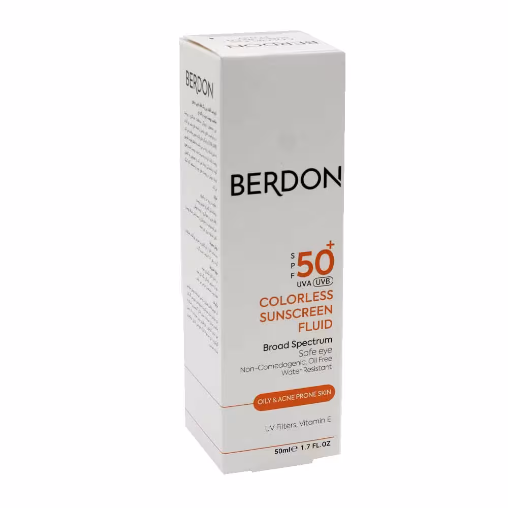فلویید ضد آفتاب SPF50 پوست چرب بی رنگ بردون