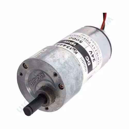 موتور 24V-5000RPM مدل KM 3448A با نسبت تبدیل گیربکس 1:300
