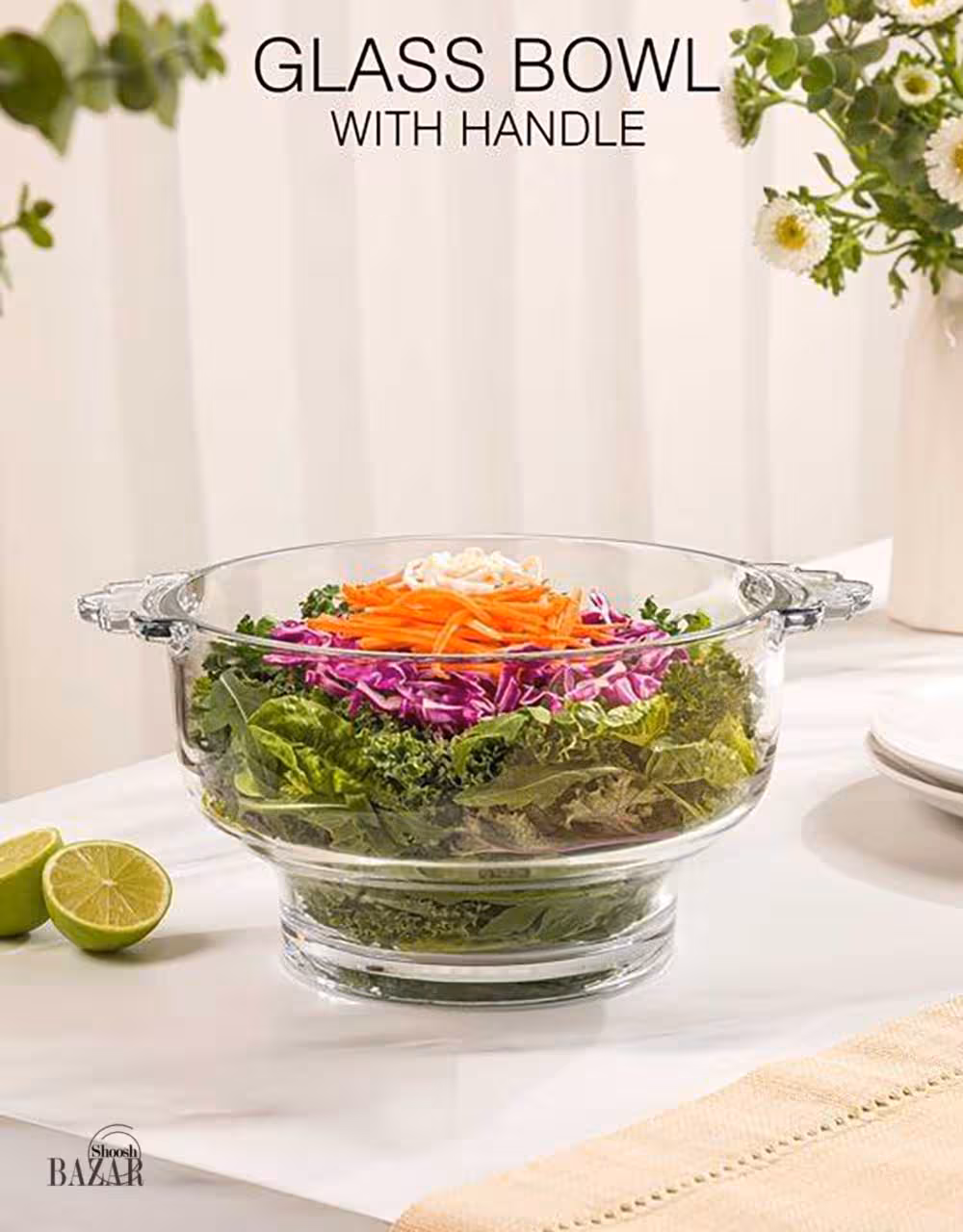 کاسه سوپ خوری شیشه ای لیمون کد 2450