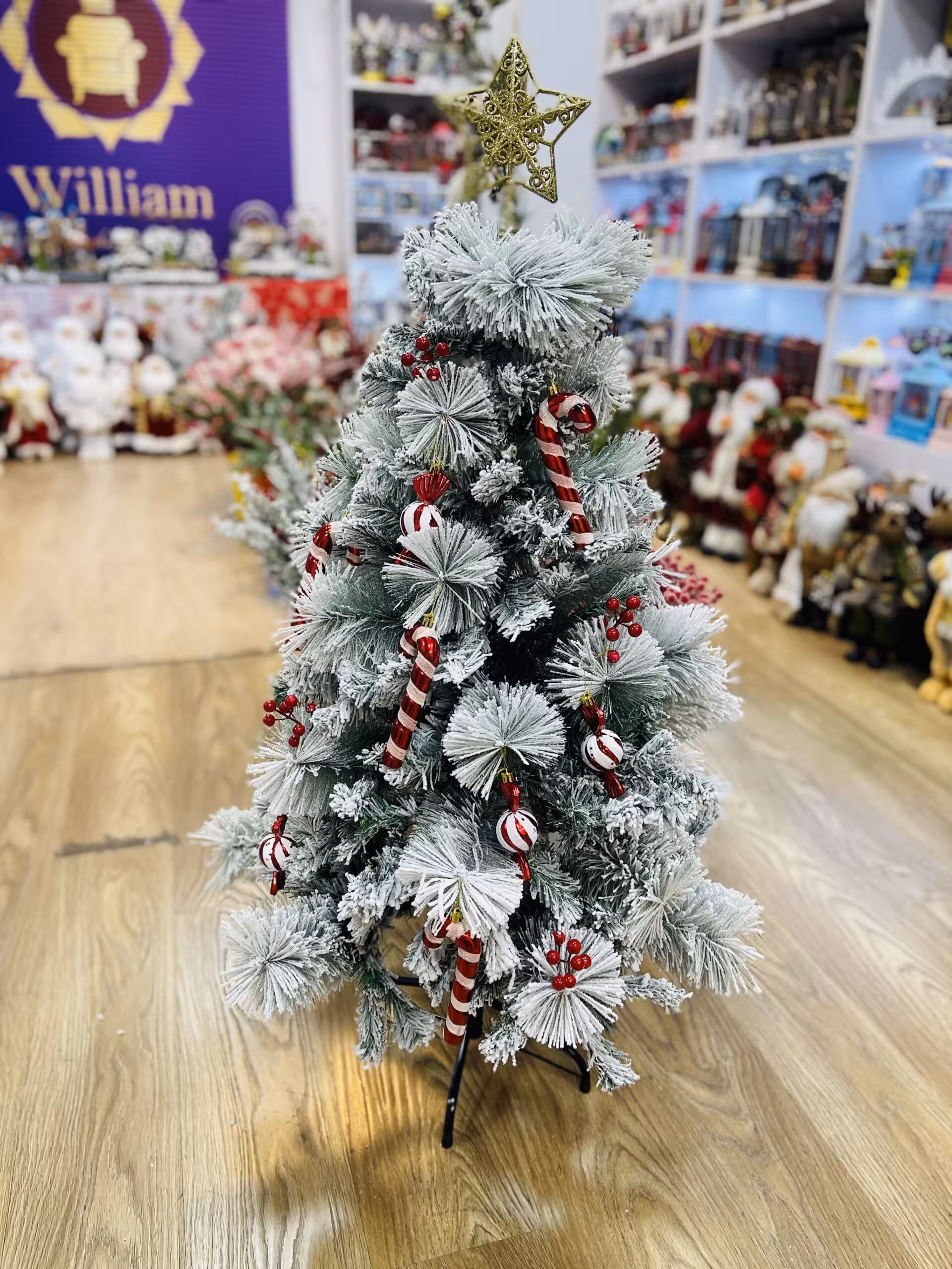 درخت برفی ترکیبی 120 سانت کریسمس P-3