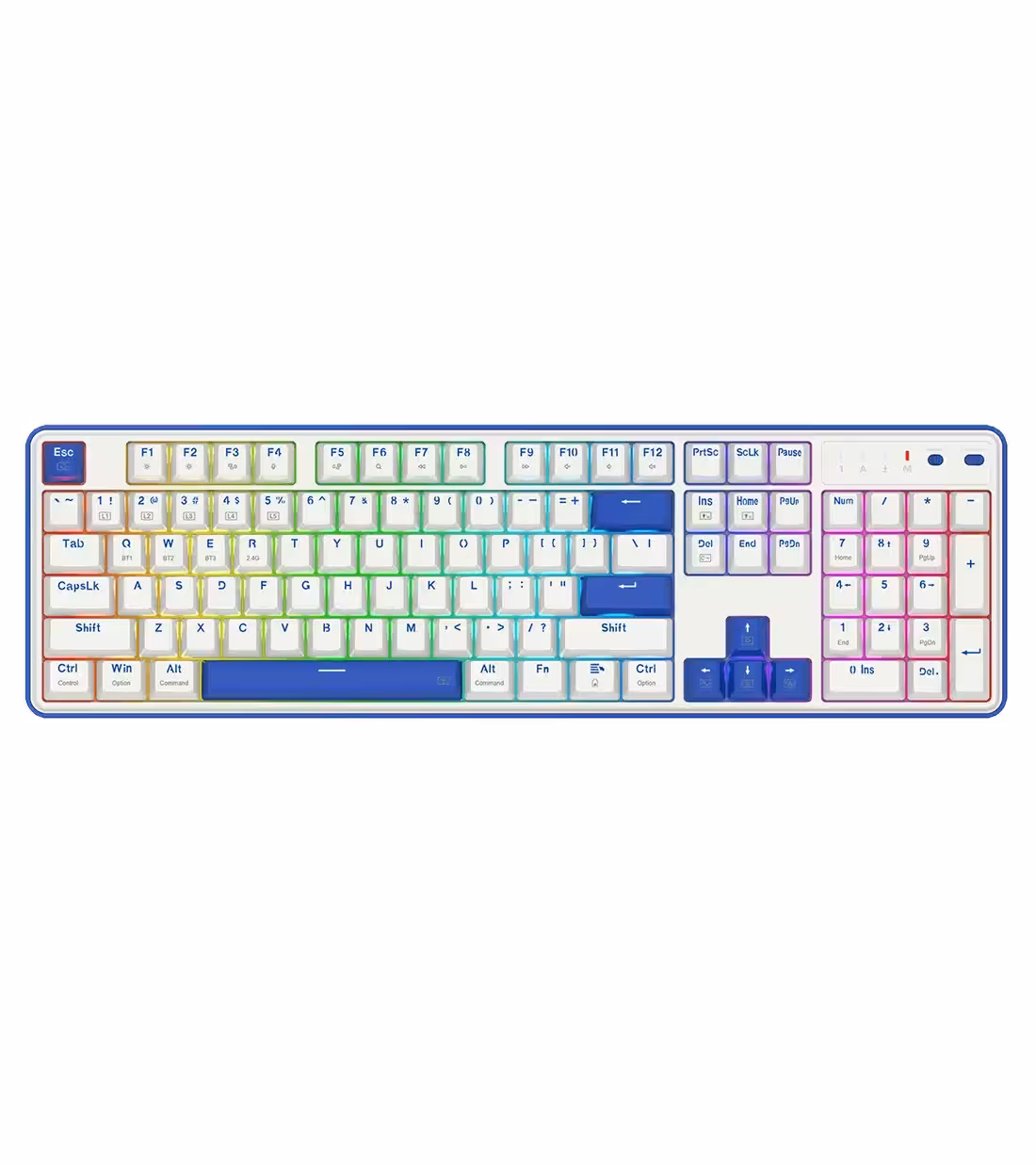 کیبورد بی سیم/باسیم مکانیکال گیمینگ ردراگون FAYE K685 PRO RGB