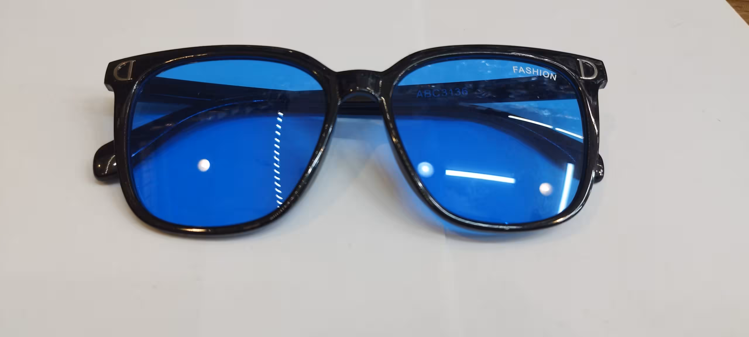 عینک شب FASHION مدل قاب آبی