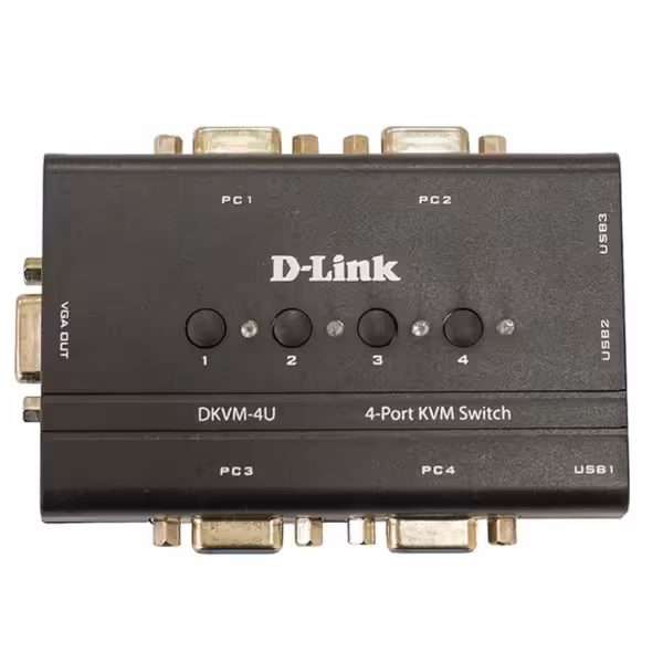 سوییچ 4 پورت KVM USB دی-لینک مدل D-Link DKVM-4U