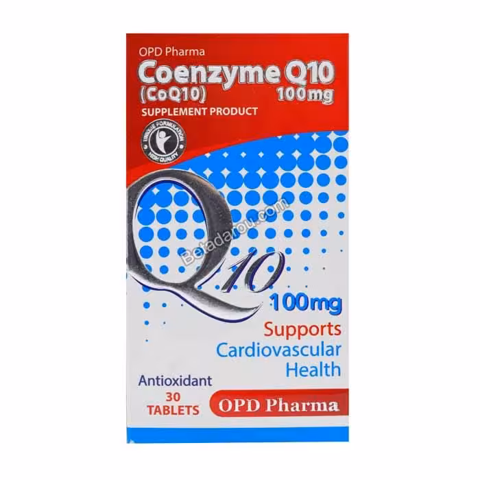 قرص کوآنزیم کیوتن 1000 میلی گرم OPD PHARMA CO ENZYME Q10