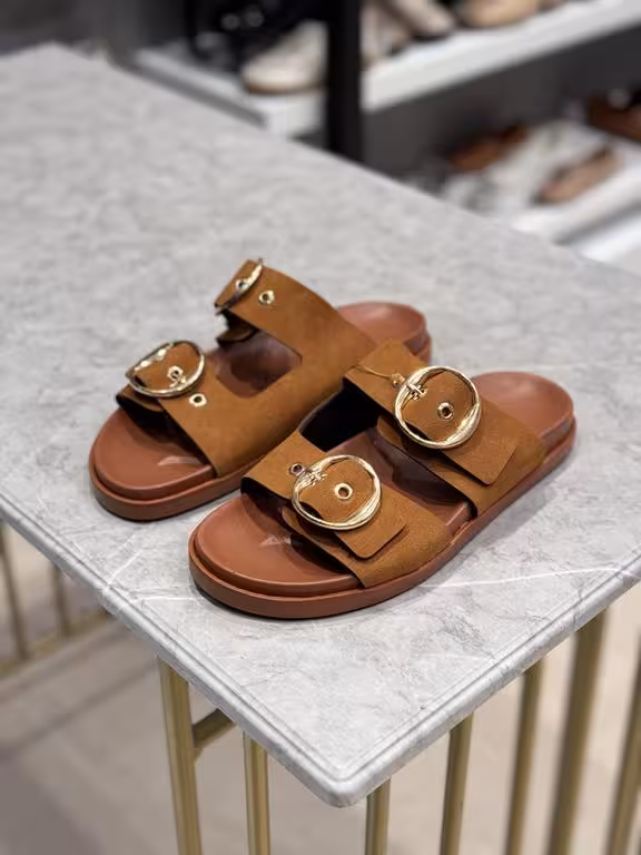 صندل زنانه طبی کد ss185 رنگ عسلی سایز 39