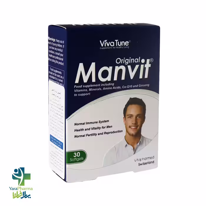 سافت ژل من ویت اورجینال ویواتیون مناسب آقایان 30 عدد