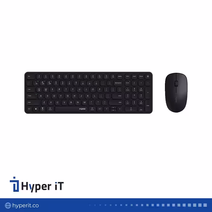 کیبورد و موس بی سیم رپو مدل RAPOO 9320M مشکی