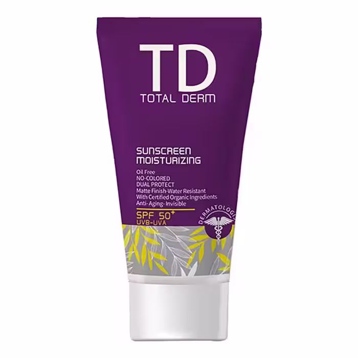 کرم ضدآفتاب بی رنگ توتال درم TOTAL DERM (TD)