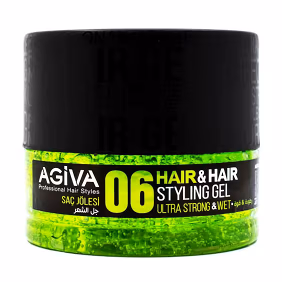 آگیوا ژل مو آگیوا سبز مدل آلترا استرانگ ultra strong نگهدارندگی 06 حجم 700 میل