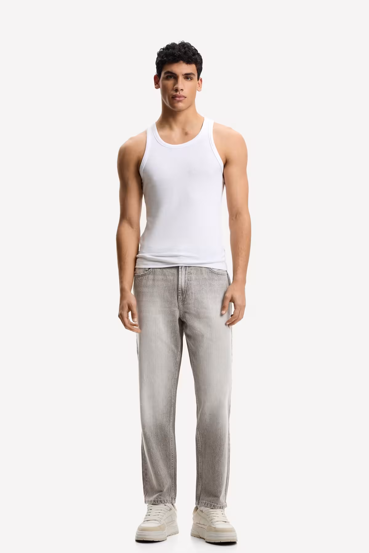 شلوار جین مردانه متناسب با ژان اورجینال Bershka