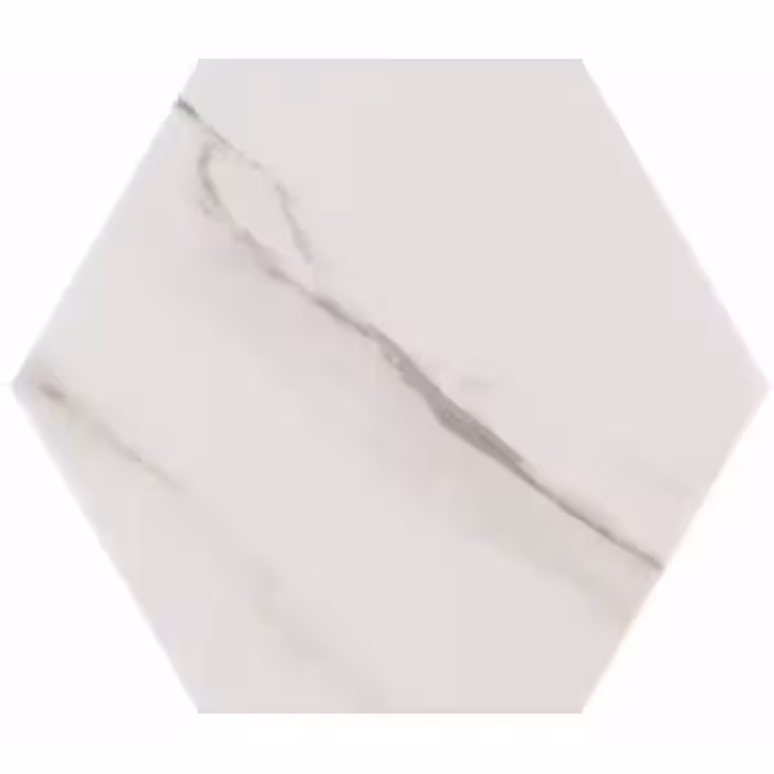 کاشی فخار رفسنجان مدل سولاریس 6 گوش کلکته Solaris Calacatta 23*20