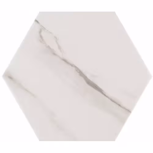 کاشی فخار رفسنجان مدل سولاریس 6 گوش کلکته Solaris Calacatta 23*20