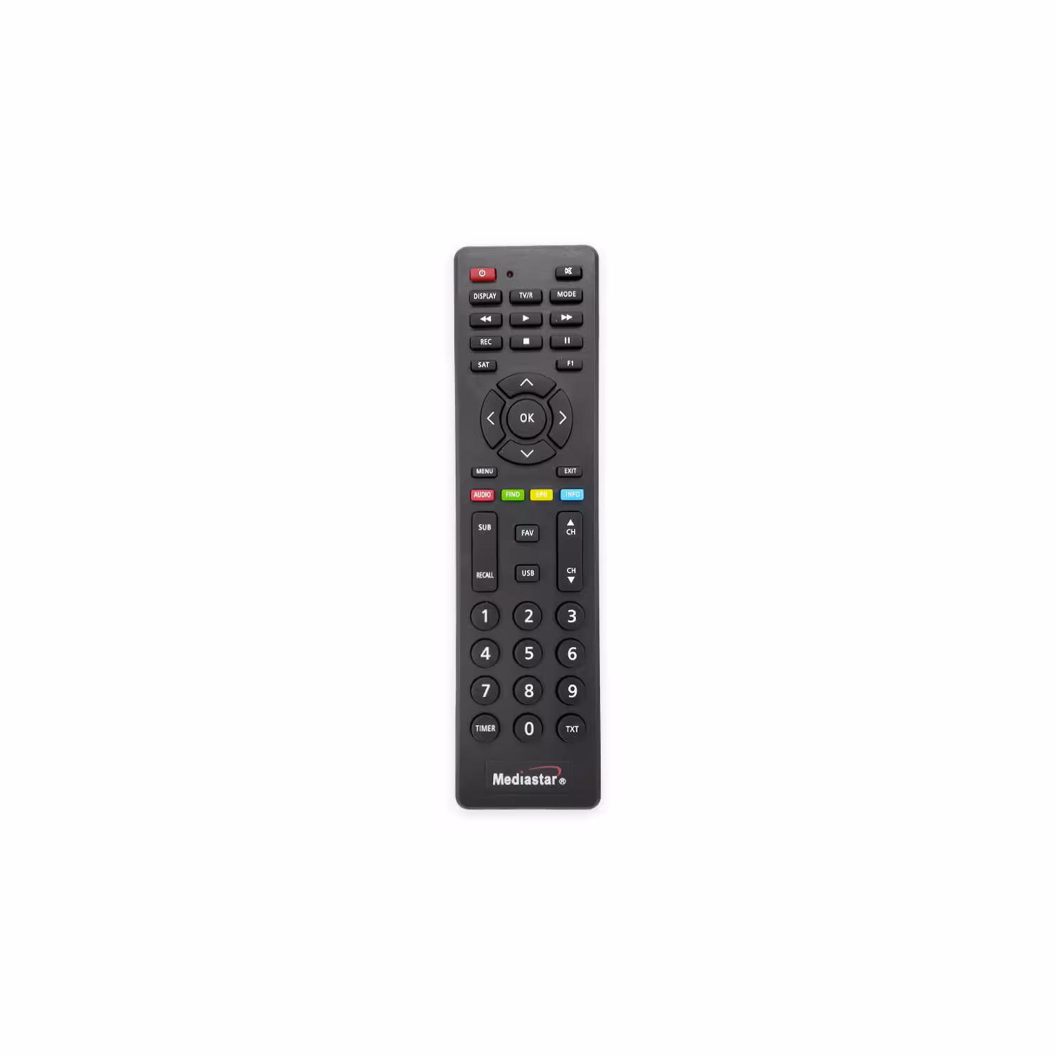 ریموت کنترل مدیا استار MEDIASTAR چراغ دار (باکیفیت)