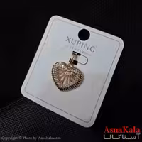 آویز ژوپینگ مینیمال دخترانه مدل قلب حصیری نگینی کد GNB161712W