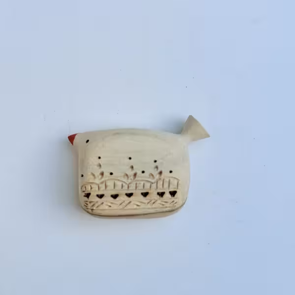 مگنت چوبی پرنده طرح شش