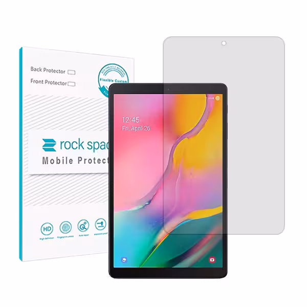 گلس تبلت سامسونگ Galaxy Tab A 10.1 2019 مدل نانو هیدروژل شفاف برند راک اسپیس کد L