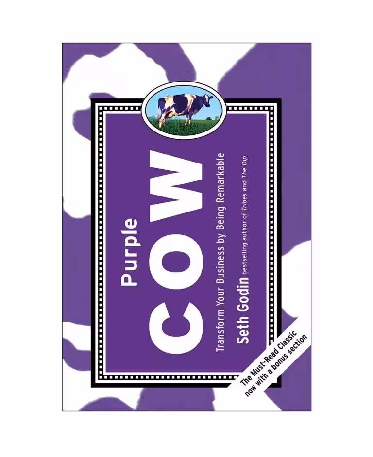 رمان انگلیسی Purple Cow اثر Seth Godin