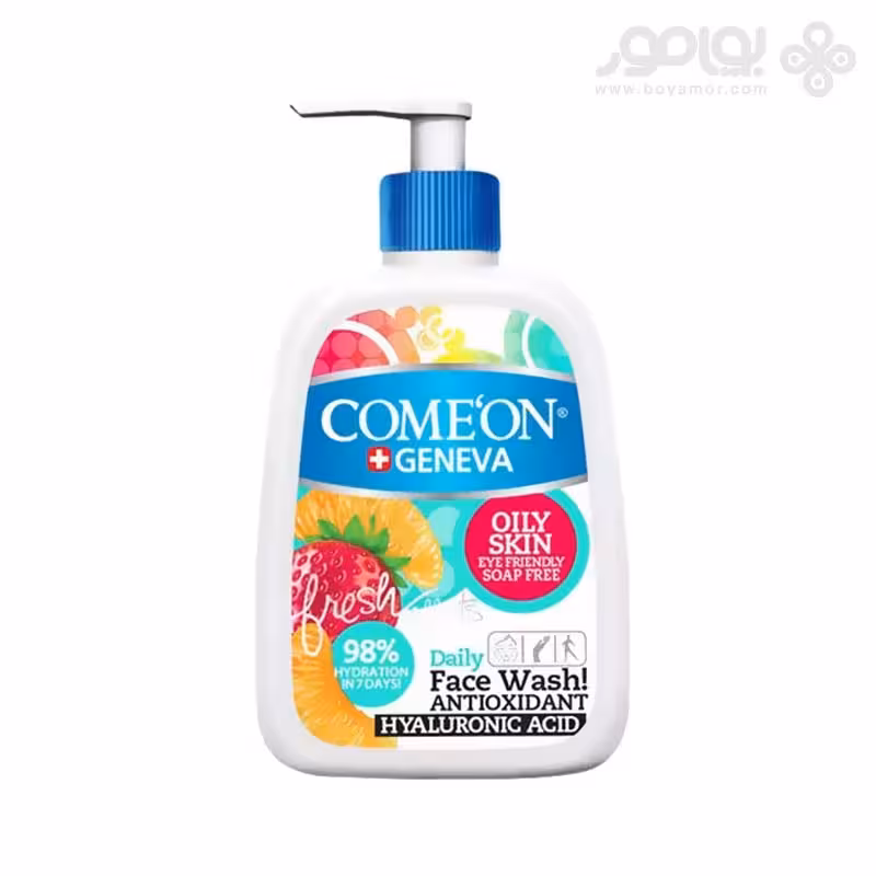 ژل شستشوی کامان مناسب پوست چرب حجم 500 میل