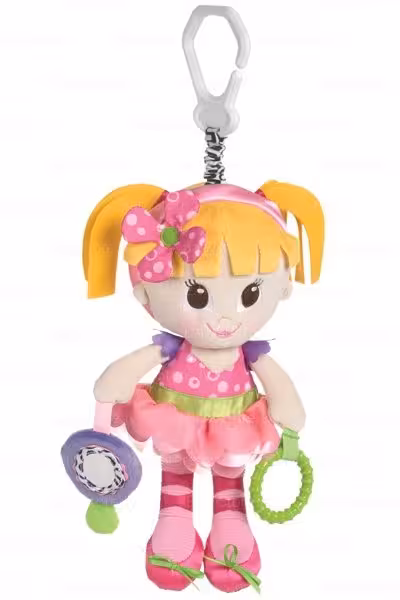 عروسک گیره دار دختر صورتی playgroکد181202