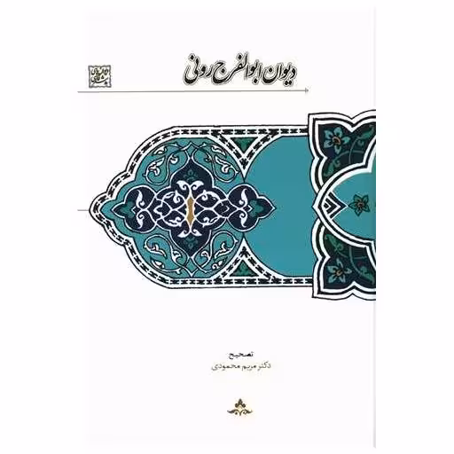 کتاب دیوان ابوالفرج رونی اثر مریم محمودی