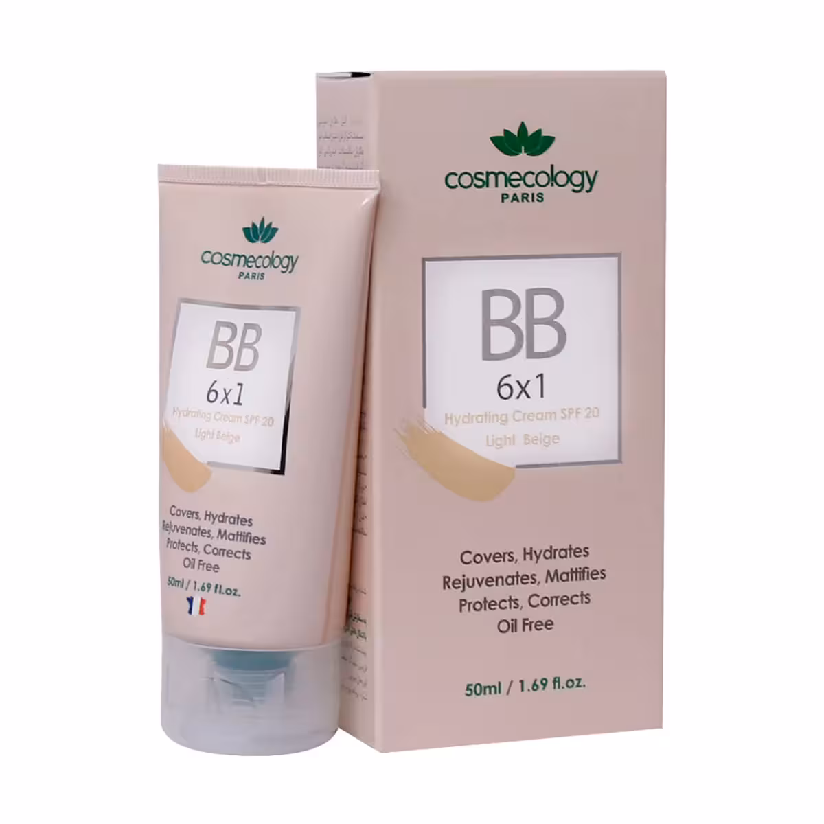 کرم 6 در 1 رطوبت رسان رنگی فاقد چربی _ 6 in 1 Hydrating Cream SPF 20 _کاسمکولوژ