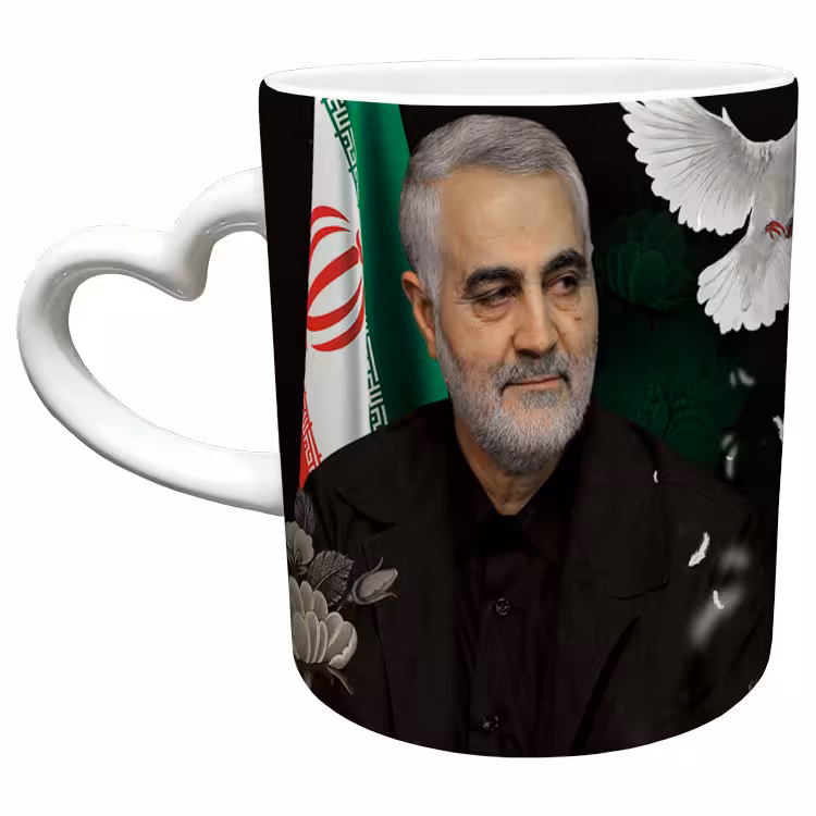 خرید ماگ-لیوان  دسته ساده  سردار سلیمانی کد 68
